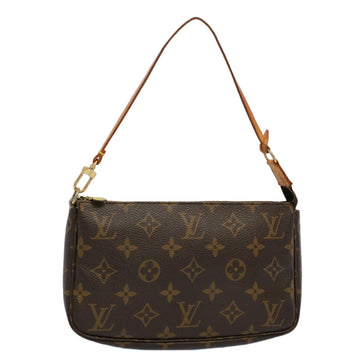 Louis Vuitton Pochette Accessoire  Canvas Clutch Bag