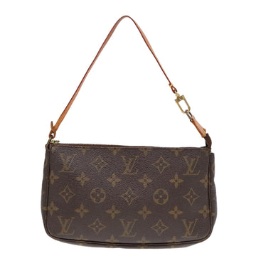 Louis Vuitton Pochette Accessoire  Canvas Clutch Bag