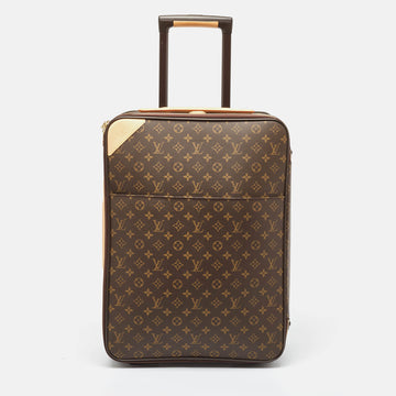 Louis Vuitton Monogram Canvas Business Pegase Legere 55 Luggage