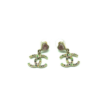 Chanel Heart CC Earrings