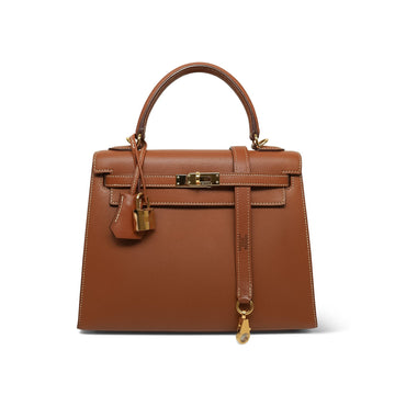 Kelly Sellier 25 Fauve Barenia  C Stamp