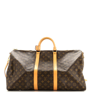 Keepall Bandouliere Bag Monogram Canvas 55