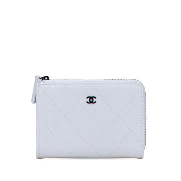 Chanel Matelasse Coco Mark Leather Card Case