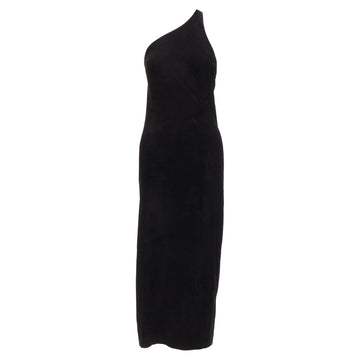 Gucci Tom Ford genuine suede buckle backless pencil dress