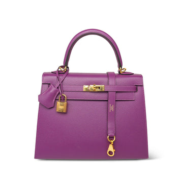 Kelly Sellier 25 Anemone leather  Y Stamp