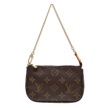 Louis Vuitton Mini Pochette Accessoires  Canvas Clutch Bag