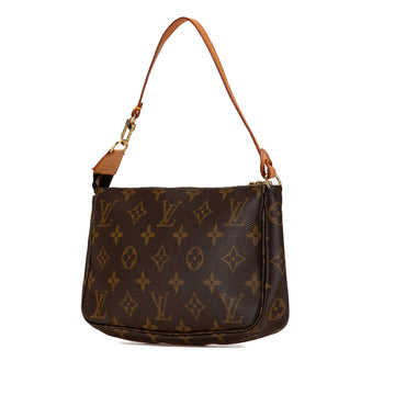 Brown Louis Vuitton Monogram Pochette Accessoires Shoulder Bag