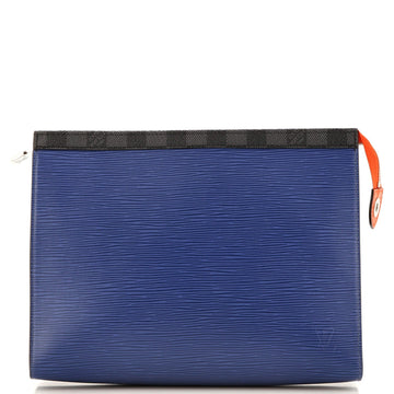Pochette Voyage Epi Leather with Damier Graphite MM