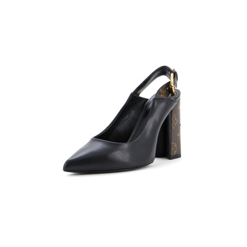 Women's Matchmake Slingback Pumps Monogram Canvas and Leather
