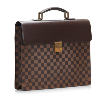 Louis Vuitton Altona PM Damier Ebene Leather/canvas