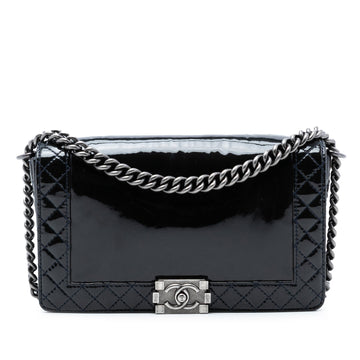Reverso Boy Flap Bag Patent New Medium