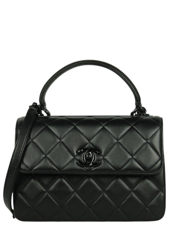 Chanel '24 SO Black Small Trendy CC Dual Handle Flap
