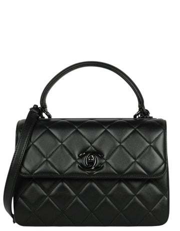 Chanel '24 SO Black Small Trendy CC Dual Handle Flap Bag