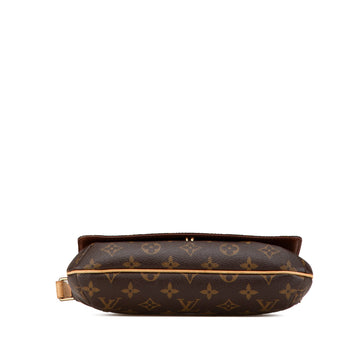 Brown Louis Vuitton Monogram Musette Tango Long Strap Crossbody Bag