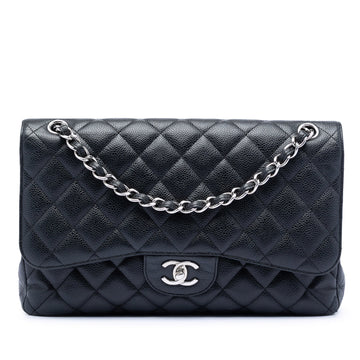 Classic Double Flap Bag Quilted Leather Jumbo