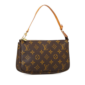 Louis Vuitton Pochette Accessoires Monogram Leather/canvas