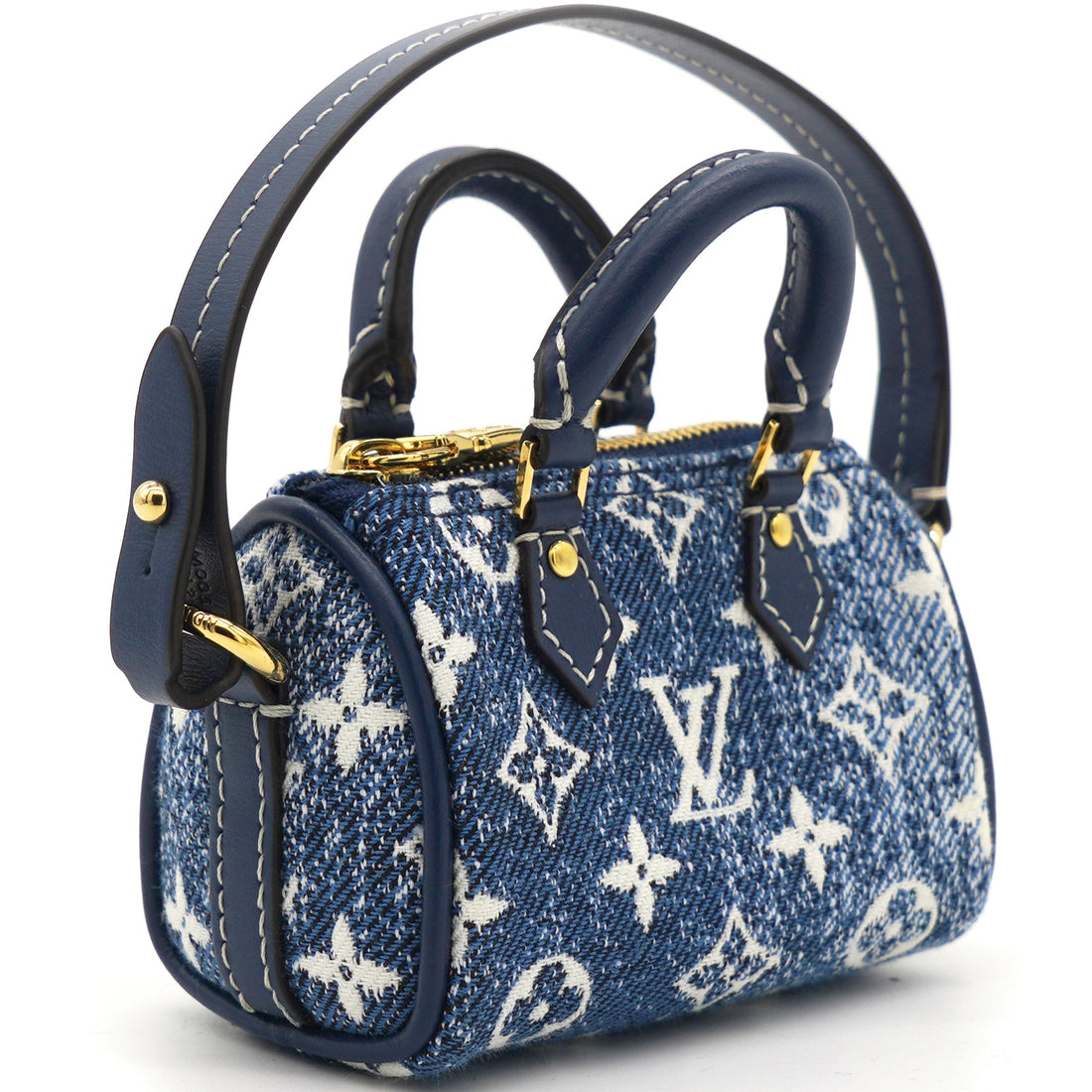 Micro Speedy Denim New 1:1 Bags Charm