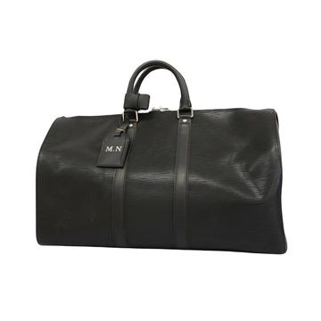 Louis Vuitton Keepall 45  Leather Travel Bag