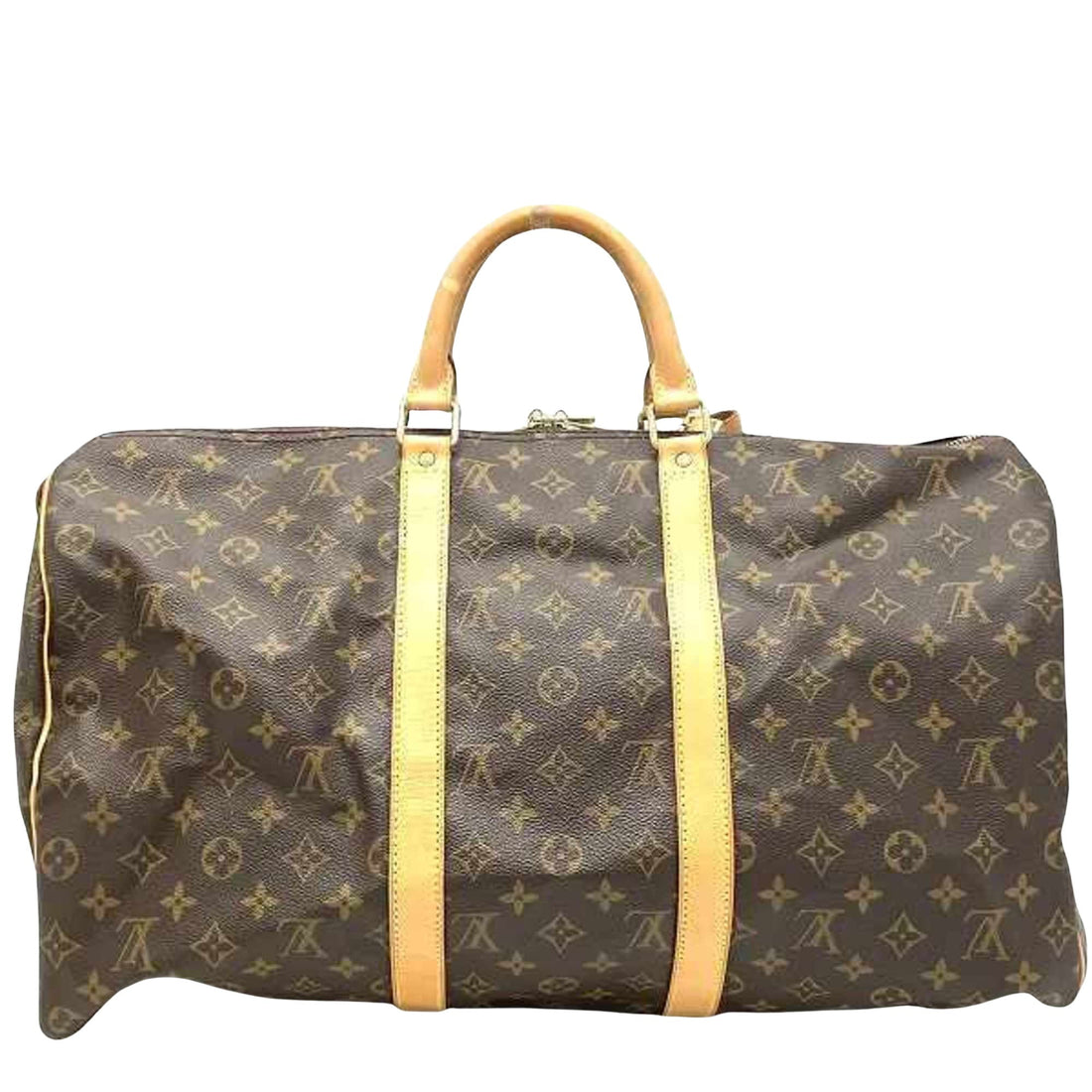 Louis Vuitton Keepall 50  Canvas Travel Bag