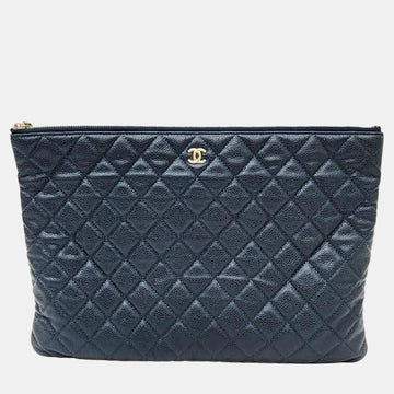 Large Caviar Clutch