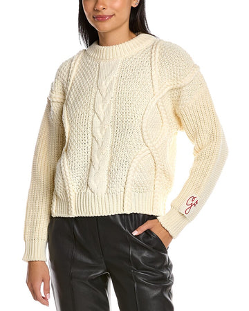 Golden Goose Braided Motif Wool Sweater