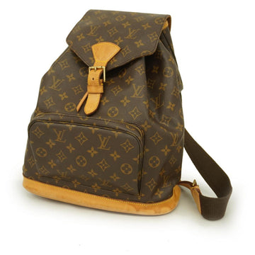 Louis Vuitton Montsouris  Canvas Backpack Bag