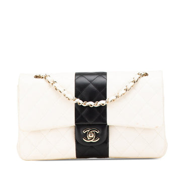 Chanel Coco Mark Double Flap Matelassé 25 Lambskin Shoulder Bag