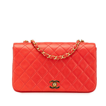 Chanel Matelasse 23 Coco Mark Full Flap Lambskin Shoulder Bag