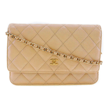 Top Quality Chanel Classic Chain Wallet Leather Skin