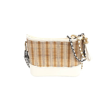 Chanel Gabrielle Wicker Shoulder Bag