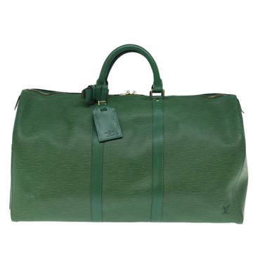 Louis Vuitton Keepall 50  Leather Travel Bag