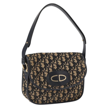 Christian Dior Vintage Trotter Shoulder Bag Canvas Navy Canvas Shoulder Bag Bag ()