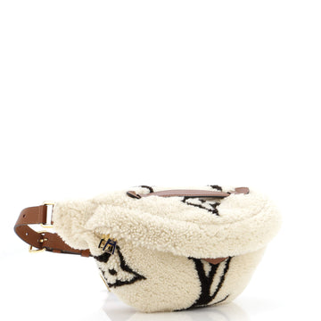 Bum Bag Monogram Giant Teddy Fleece