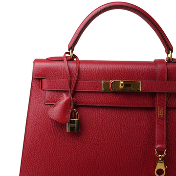 Kelly 32 Rouge Vif Ardennes  X Circle Stamp