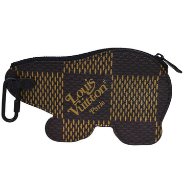 Louis Vuitton Bear Coin Card Holder  Canvas Wallet