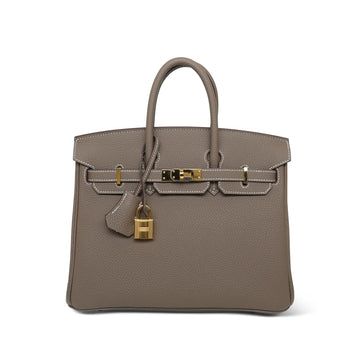 Birkin 25 Etoupe Togo  K Stamp