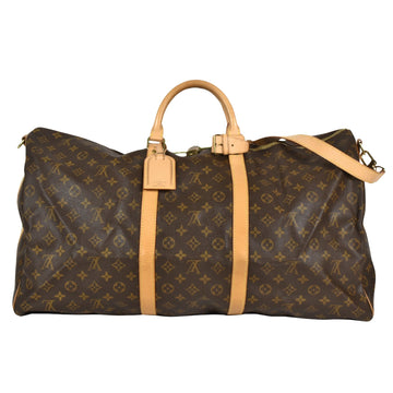 Louis Vuitton Keepall Bandoulière 60  Canvas Travel Bag