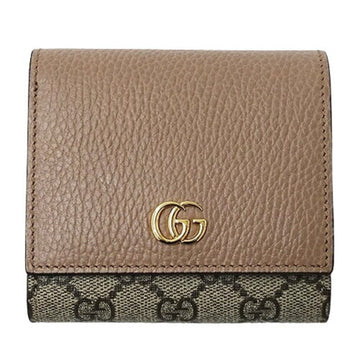 Gucci Gg Supreme  pink  Gg Supreme Leather Wallet (Bi-Fold) ()
