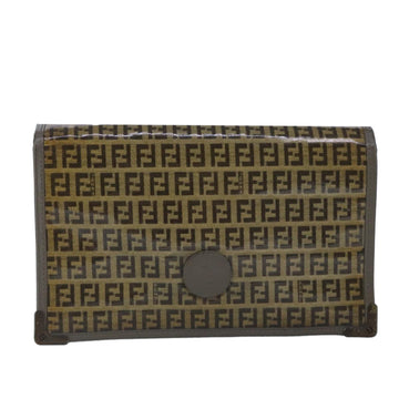 Fendi Zucchino  Canvas Clutch Bag ()