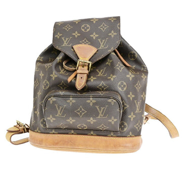 Louis Vuitton Montsouris Mm  Canvas Backpack Bag