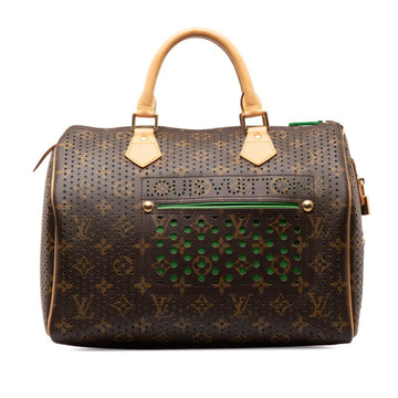 Louis Vuitton Speedy 30  Leather Handbag