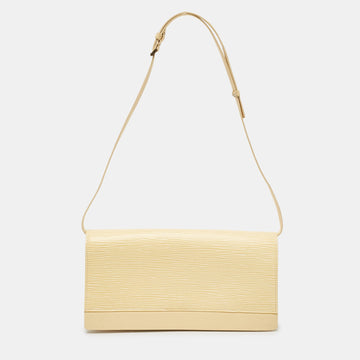 Louis Vuitton Vanilla Epi Leather Honfleur Clutch Bag