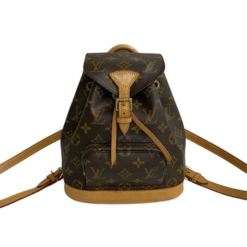 Louis Vuitton Montsouris  Leather Backpack Bag