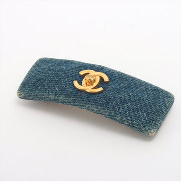 Top Quality Chanel Coco Turn-Lock Baletta GP x Leather/denim Blue Luggage