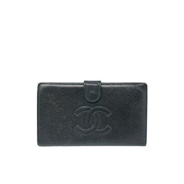 Top Quality Chanel Top Quality Chanel Timeless Leather Continental Wallet - Black