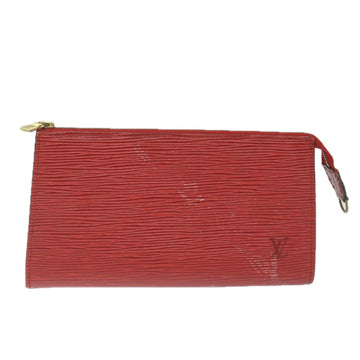 Louis Vuitton Pochette Accessoire  Leather Clutch Bag