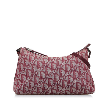 Dior Diorissimo Pochette Red Oblique Leather/canvas