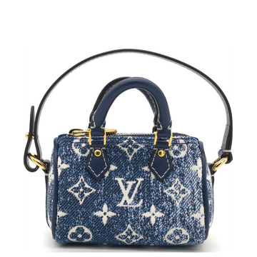 Micro Speedy Denim New 1:1 Bags Charm