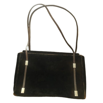 Gucci velvet purse with python straps