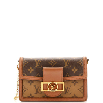 Dauphine Chain Wallet Reverse Monogram Canvas